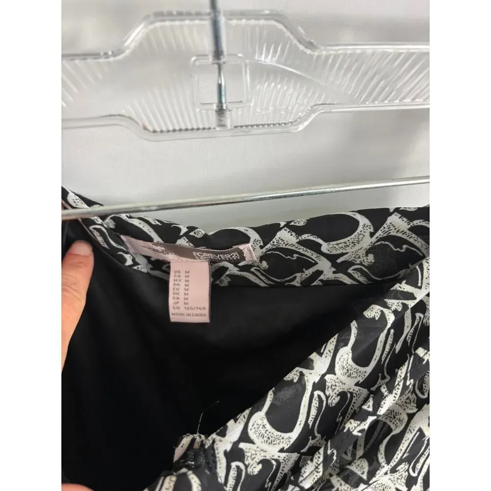 Forever 21 Palazzo Pants Side Tie Size Medium
